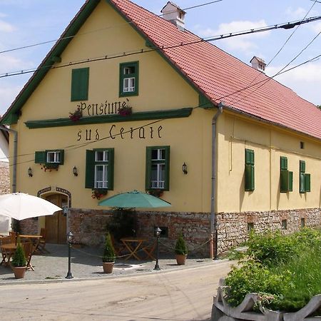 Pensiunea Sub Cetate Cisnădie Exteriér fotografie