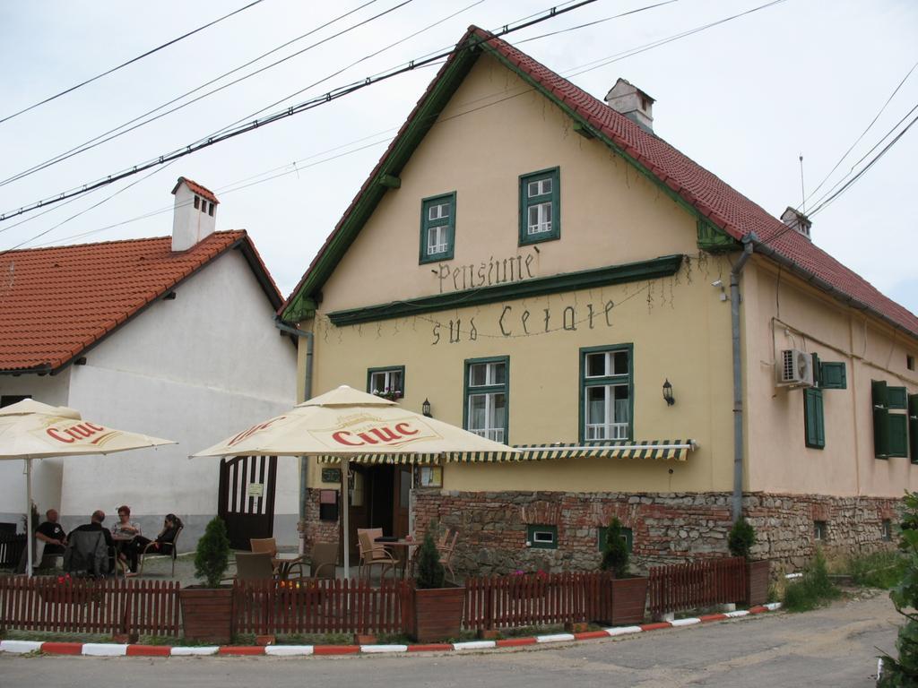Pensiunea Sub Cetate Cisnădie Exteriér fotografie