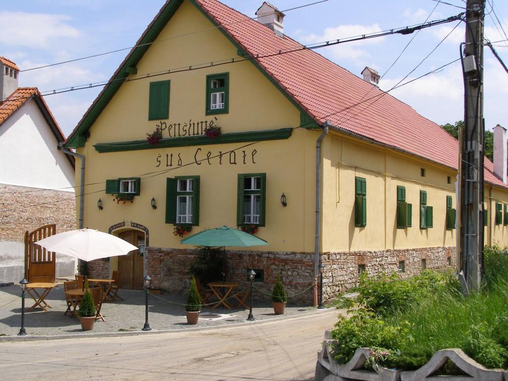 Pensiunea Sub Cetate Cisnădie Exteriér fotografie